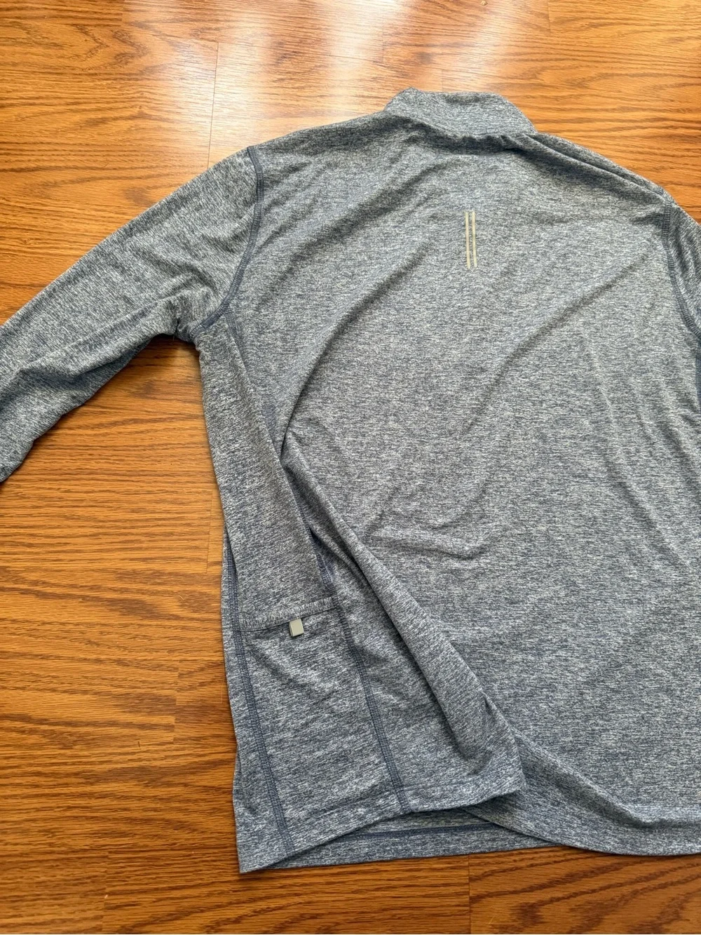 Nike Running Women’s Heather Blue Quarter-Zip Long Sleeve Top - Size Large - EUC